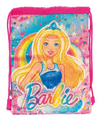 Сумка-мешок YES детская DB-11 Barbie Sequins