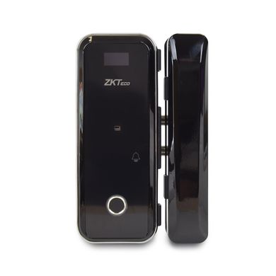 Smart замок ZKTeco GL300 left для стеклянных дверей со сканером отпечатка пальца и считывателем Mifare