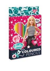 Карандаши цветные YES 18 цв. "Barbie"