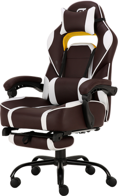 Геймерське крісло GT Racer X-2748 Brown/White