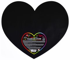 Меловый самоклеящийся стикер "Сердце", 49*42 см, 1 шт