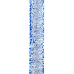 Мишура 75 Novogod'ko (серебро с синими конч.) 2 м