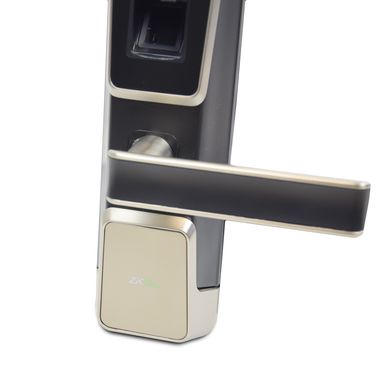 Smart замок ZKTeco ZM100 left для левых дверей со сканированием лица и считывателем отпечатка пальца