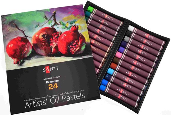 Пастель масляная "Santi" 24 цвета