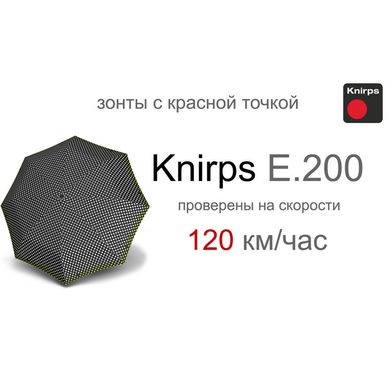 Зонт Knirps E.200 Ping Pong Yellow Kn95 1200 8271