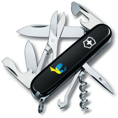 Складной нож Victorinox CLIMBER UKRAINE Голубь мира син-желт. 1.3703.3_T1036u