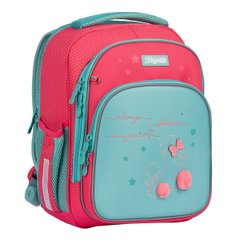 Рюкзак школьный 1Вересня S-106 "Bunny", розовый/бирюзовый
