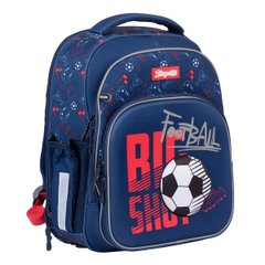 Рюкзак школьный 1Вересня S-106 "Football", синий