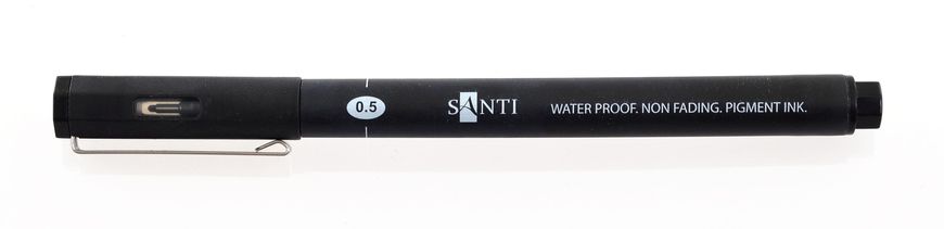 Графический линер SANTI "Fine Line", черный, 0,5 мм.