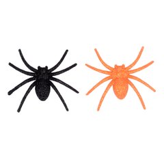 Набор пласт.пауков Yes! Fun Хэллоуин, 6*6,5 см, 6 шт, глиттер