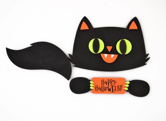 Набор стикеров Yes! Fun для Хэллоуина "Черный кот"