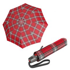 Складной зонт Knirps T.200 Medium Duomatic Check Red&Navy Kn95 3201 5191