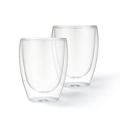 Набор из двух стаканов Fissman ROMANO 300 мл с двойными стенками (6446)