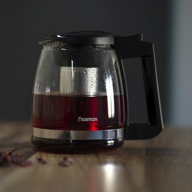 Заварочный чайник Fissman 2000 мл со стальным фильтром (6464)